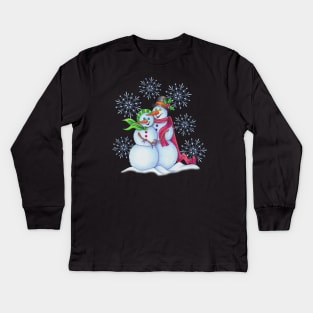 Let it snow, let it snow, let it snow! Kids Long Sleeve T-Shirt